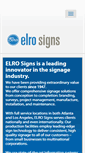 Mobile Screenshot of elrosigns.com