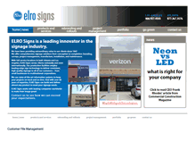 Tablet Screenshot of elrosigns.com